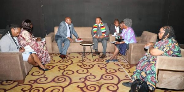 Haimbe holds bilateral meetings with counterparts from DRC, Zimbabwe ...